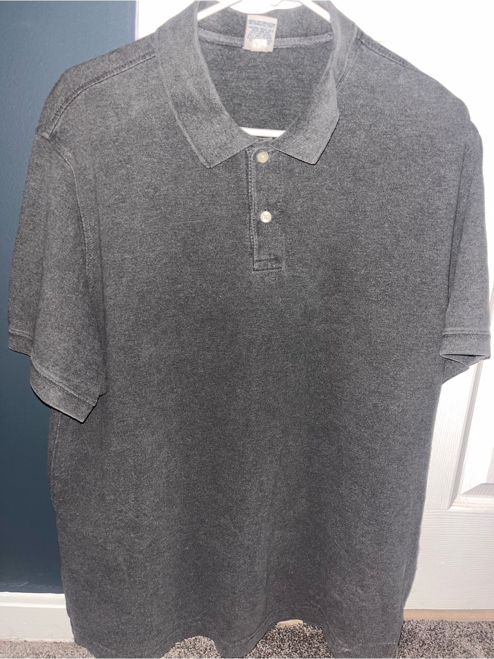 Old Navy Men's Charcoal Gray Polo Shirt